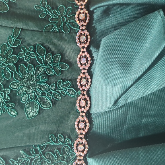 Green high low dress size 7 - Picture 3 of 7